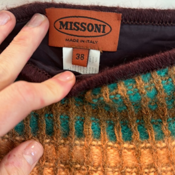 Missoni Wool Mini Skirt Size 38 - Picture 4 of 4